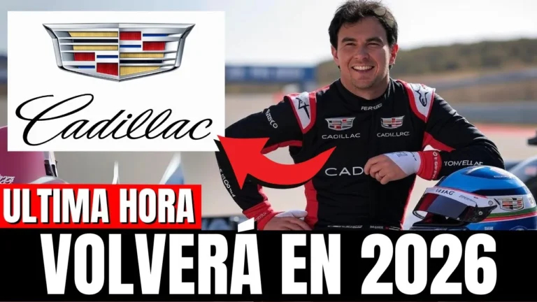 Checo Pérez llega a Cadillac: el piloto mexicano regresa a la Fórmula 1
